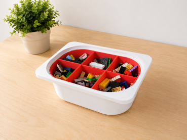 Organizer für IKEA TROFAST Box 30×20×10 cm mit 6 Fächern